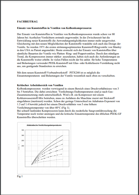 Salzgeber AG Winterthur | Rechanges valve compresseur