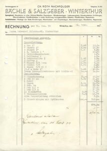 Salzgeber AG Winterthur | Histoire